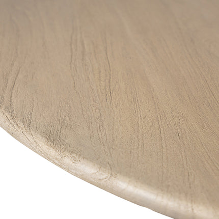 Salontafel Ø60, H45, verweerd acaciahout