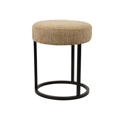 Voetenkruk poef - Ø40 - Coco - Mosterd 06