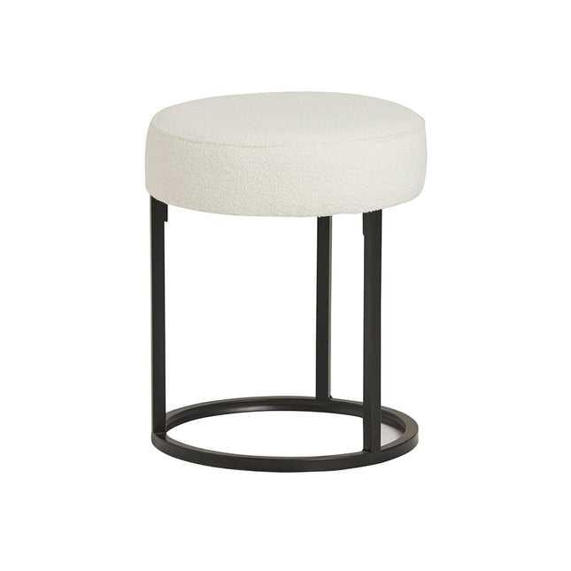 Voetenkruk poef Ø40 - Alpine - Ivoor