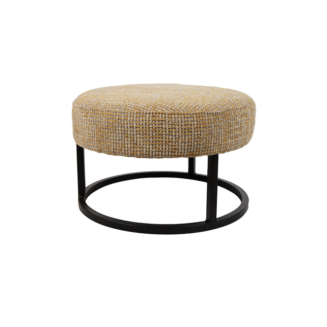 Escabel poef - Ø50 - Coco - Mosterd 06