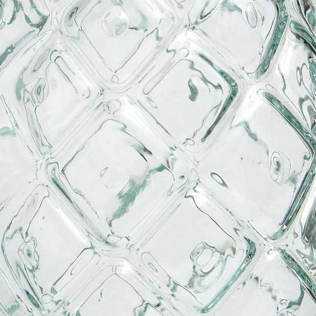Het ananasglas - blauw - L
