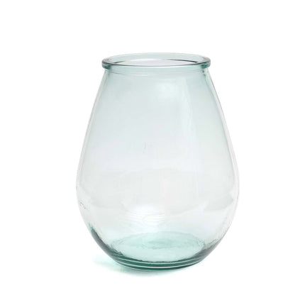 De Qiezi-vaas - blauw - M