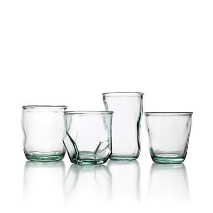 Het Origami-glas - blauw