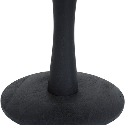 Bijzettafel Ø60, laag, zwart