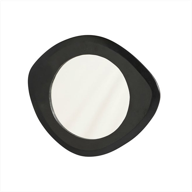 Spiegel 50, geometrisch, zwart