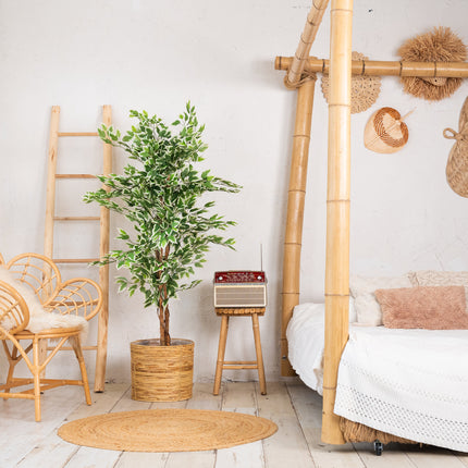 Kunstplant Ficus groen 140cm