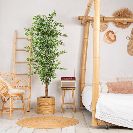 Kunstplant Ficus groen 180cm