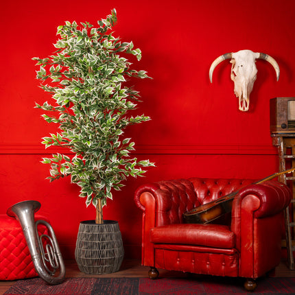 Kunstplant Ficus groen 180cm