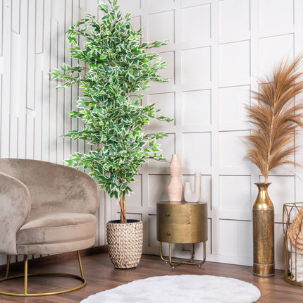 Kunstplant Ficus groen 180cm