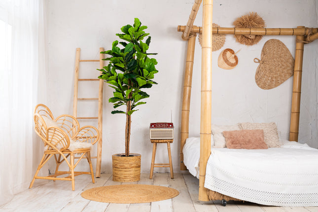 Fiddle Leaf Fig kunstplant 185 cm - Stijlvolle vioolbladplant