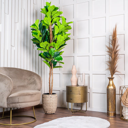 Fiddle Leaf Fig kunstplant 185 cm - Stijlvolle vioolbladplant