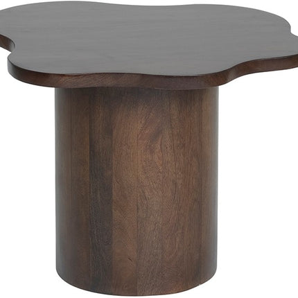 Fiore bijzettafel 65, mango bruin walnoot