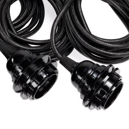 Plafondfittingen - Zwart - 3 fittingen