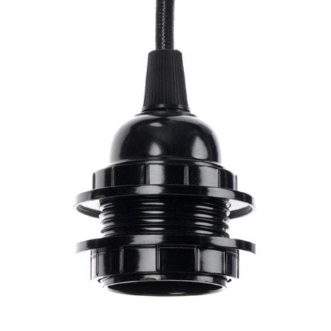 Lampen met fitting - zwart