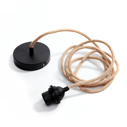 Plafondfittingen - naturel zwart - 1 fitting