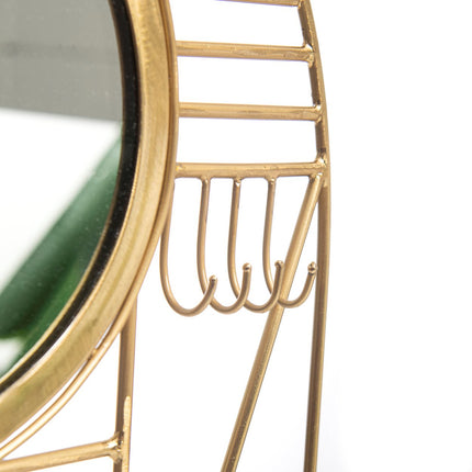 Wandhanger "Zie ik er mooi uit" - messing