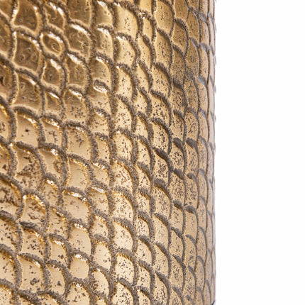 De Croco kandelaar - messing - M