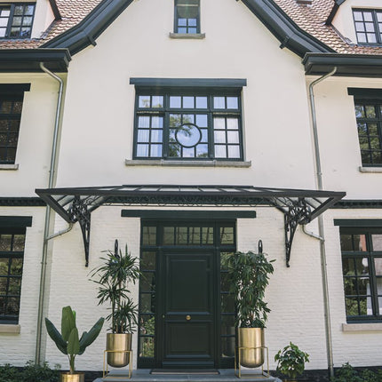 De messing plantenbak op standaard - messing - XL