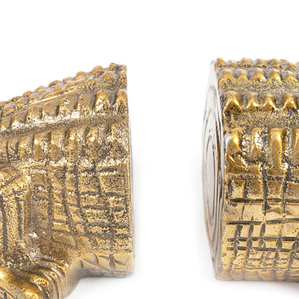 De Krokodil boekstandaarden - messing