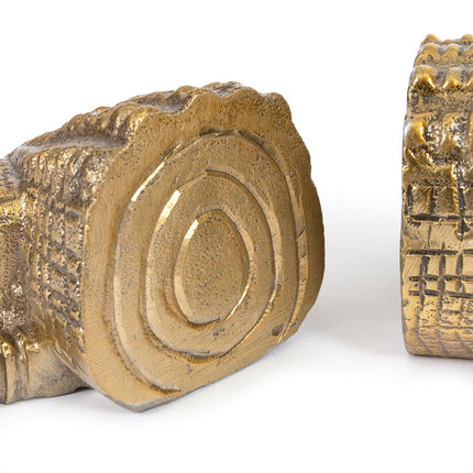 De Krokodil boekstandaarden - messing