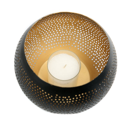 De doorboorde bal - Zwart goud - M