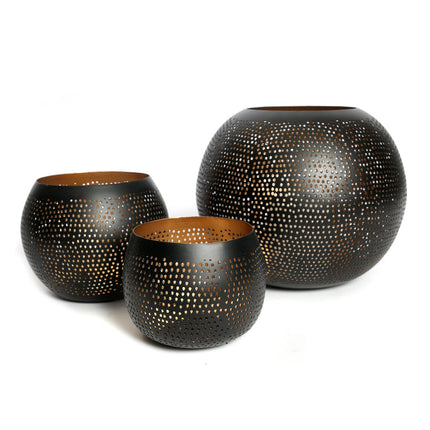 De Doorboorde Bal - Zwart Goud - S