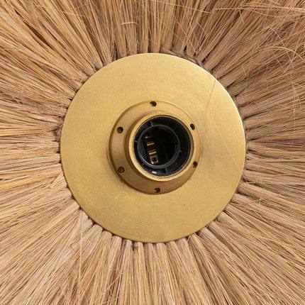 De Double Trouble-wandlamp - natuurlijk goud - M