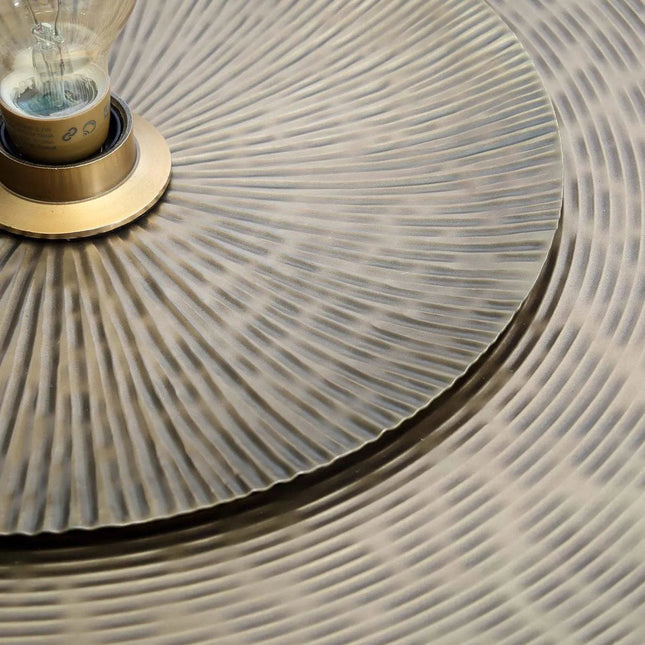 De dubbele volle maan wandlamp - messing - M