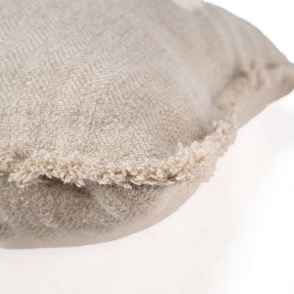 De Ivoren Kruis Kussensloop - Natuurlijk Wit - 50x50