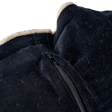 De Nordic Stripe kussenhoes - naturel zwart - 50x50