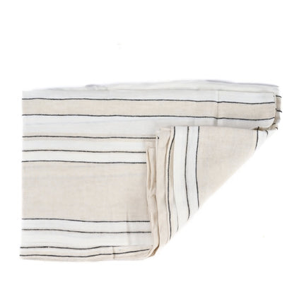Provence tafellaken - Naturel Zwart Wit - 150x250