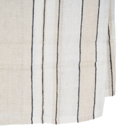 Het Provence tafelkleed - naturel zwart-wit - 150x300
