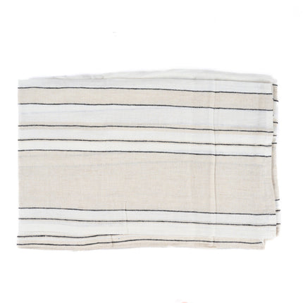 Het Provence tafelkleed - naturel zwart-wit - 150x300