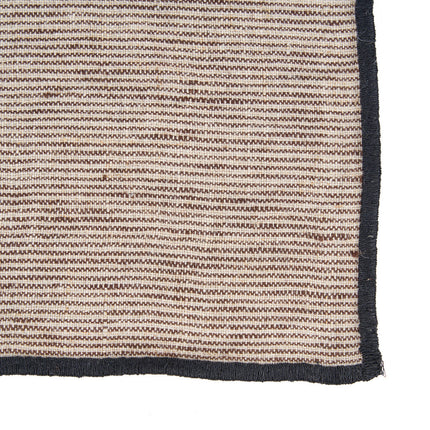 The Code linnen servet - naturel zwart - 45x45