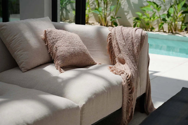 De Oh My Gee kussenhoes - beige - 40x40