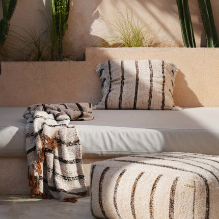 De Oh My Gee kussenhoes - Bohemian Wit - 60x60