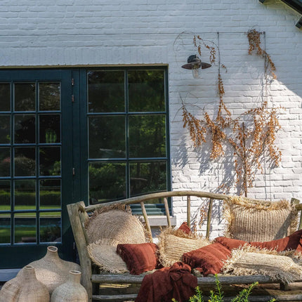 De Oh My Gee kussenhoes - bordeaux fluweel - 30x50