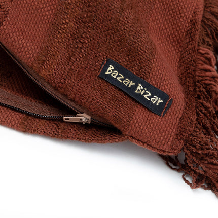 The Oh My Gee kussenhoes - bordeaux fluweel - 60x60 cm