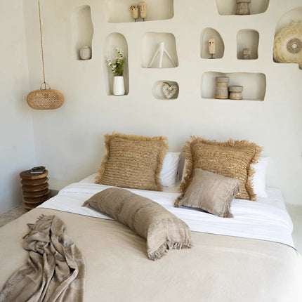 De Oh My Gee kussenhoes - betonfluweel - 40x40