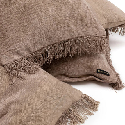 De Oh My Gee kussenhoes - betonfluweel - 40x40