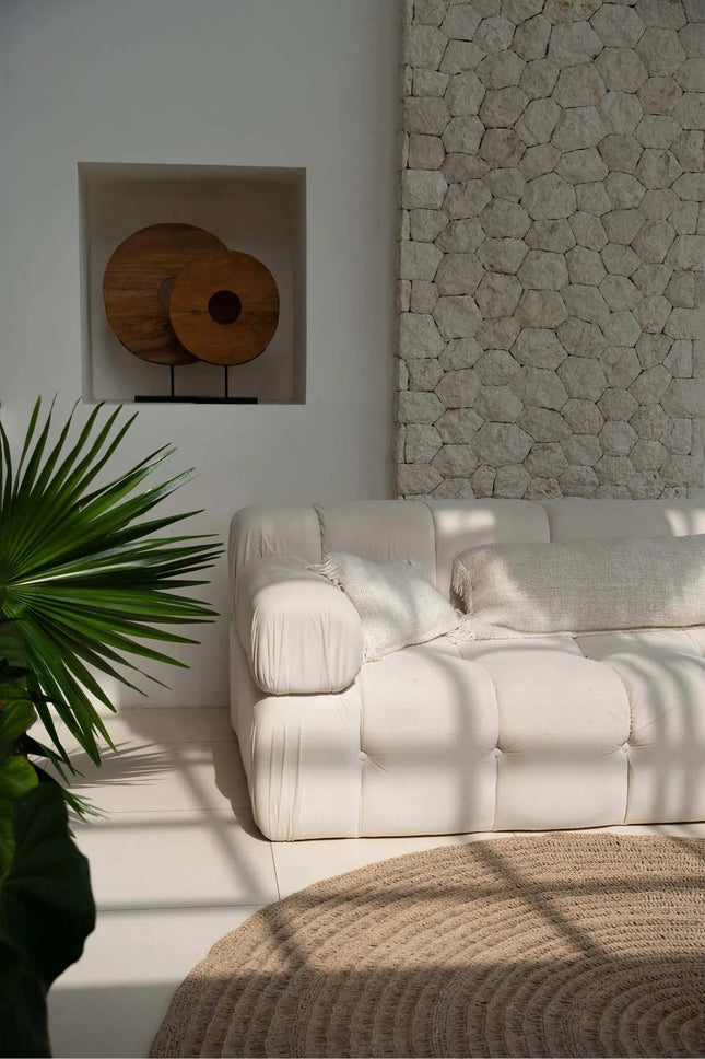 The Oh My Gee kussenhoes - crème - 35x100