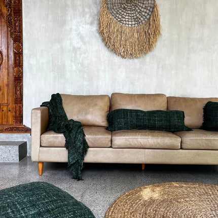 The Oh My Gee kussenhoes - bosgroen - 35x100