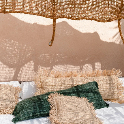 The Oh My Gee kussenhoes - bosgroen - 35x100