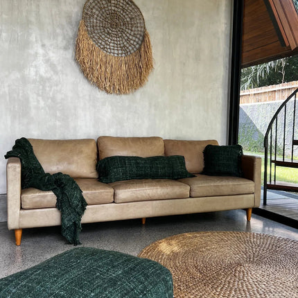 The Oh My Gee kussenhoes - bosgroen - 35x100