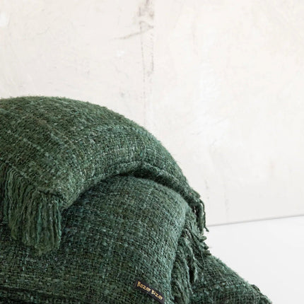 De Oh My Gee kussenhoes - bosgroen - 60 x 60 cm