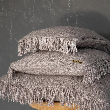 De Oh My Gee kussenhoes - parelgrijs - 60x60