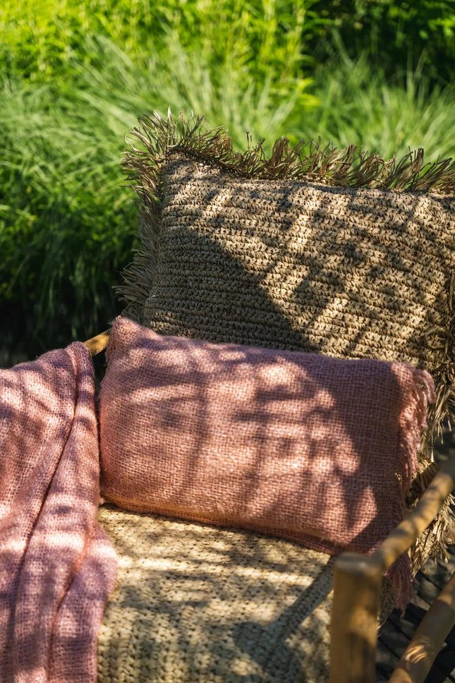 The Oh My Gee kussenhoes - zalmroze - 30x50