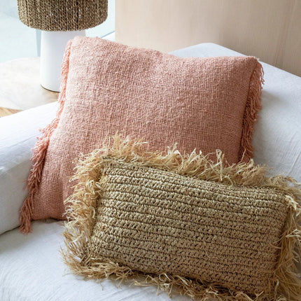 De Oh My Gee kussenhoes - zalmroze - 60x60