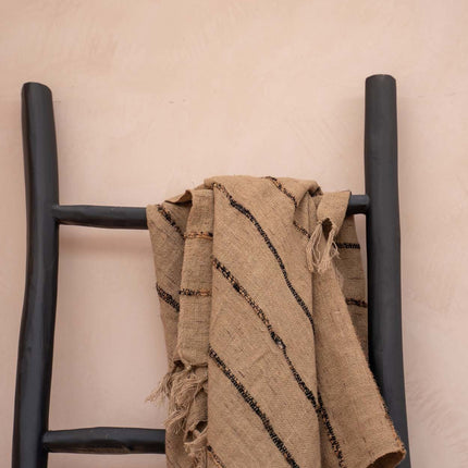 De s'il vous Plaid - beige zwart