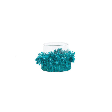 De Oh My Gee kaarsenhouder - aqua - S